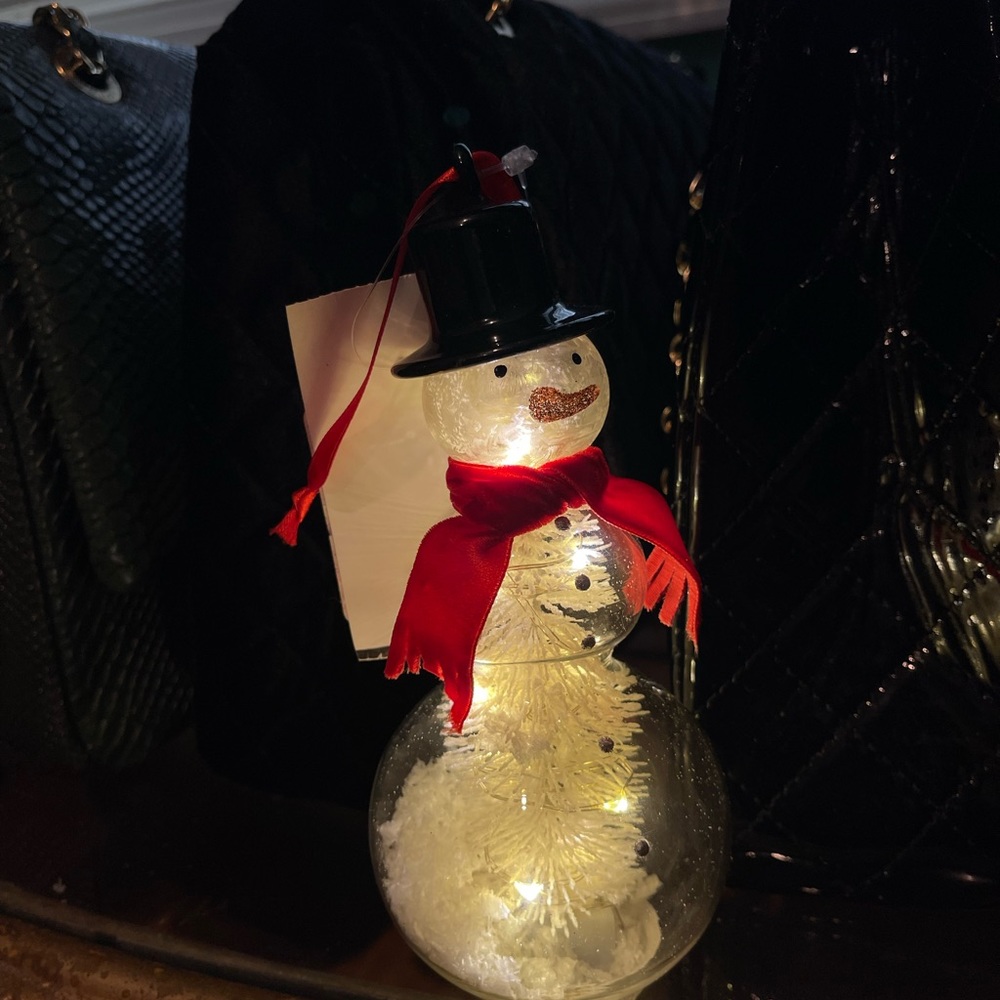 Light up snowman ornament⛄️